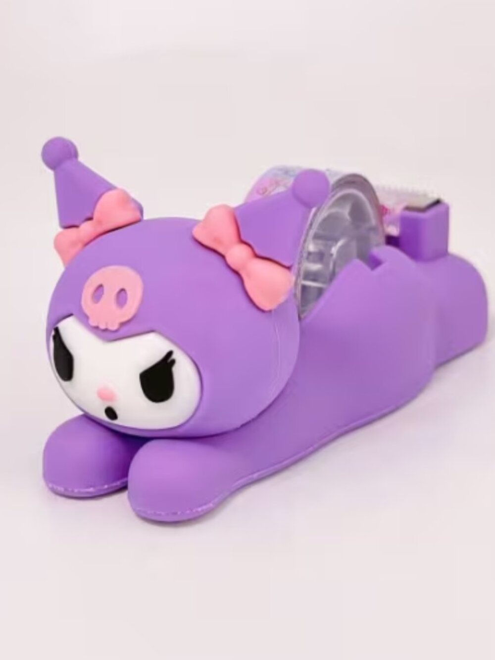 2740 Kuromi  PVC Weight Tape Dispenser • 2.5 x 5" • Kawaii Desk Accessory